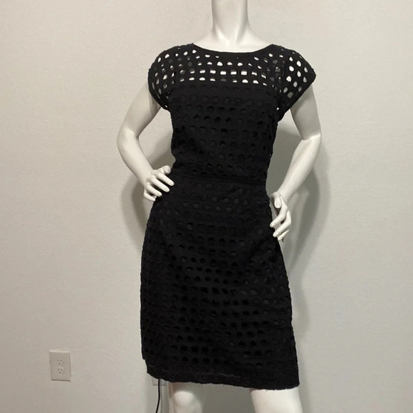W118 By Walter Baker Black Sheath Dress - Picture 1 of 5